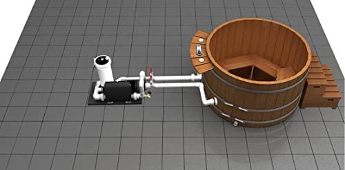 Economy Cedar Wood Soaking  Electric Heater Tub
