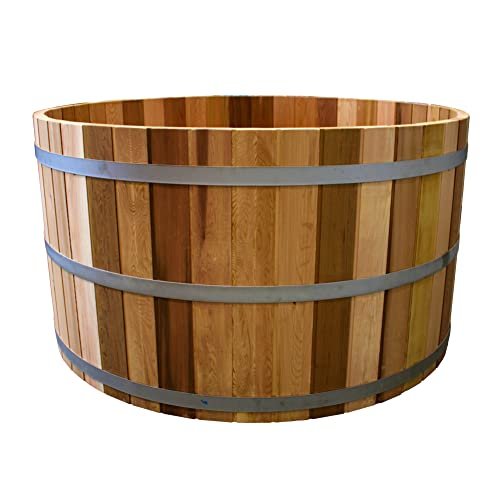 Economy Cedar Wood Soaking  Electric Heater Tub
