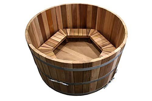 Economy Cedar Wood Soaking  Electric Heater Tub