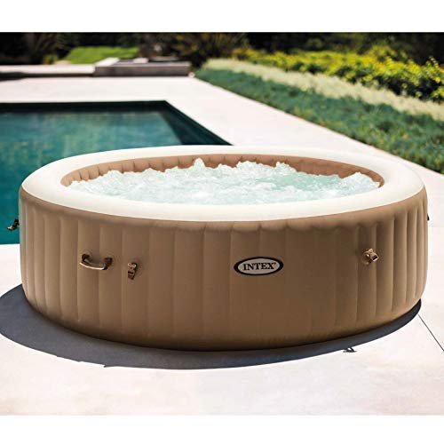 INTEX Tan PureSpa Bubble Massage Hot Tub