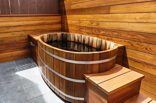 Japanese Wood Ofuro Soaking Tub for 2 – Wood Fired Heater