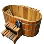 Japanese Wood Ofuro Soaking Tub for 2 – Wood Fired Heater