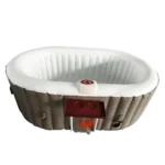 ALEKO 2 Person Hot Tub Inflatable Spa in Oval Shape