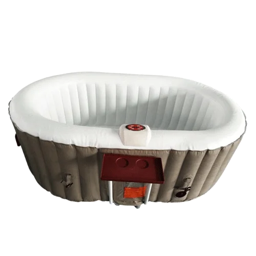 ALEKO 2 Person Hot Tub Inflatable Spa in Oval Shape