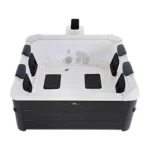 M Spa Square Bubble Massage Outdoor Hot Tub 4 to 6 Person Spa