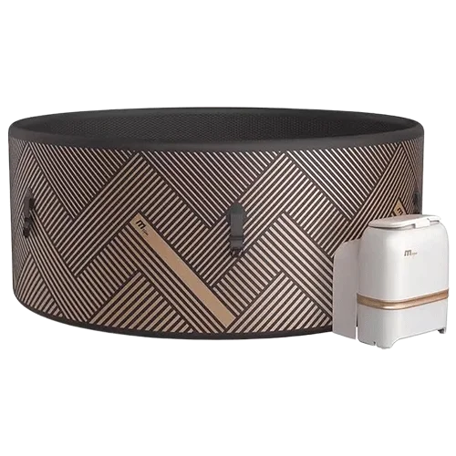 M Spa Round Inflatable Hot Tub Bubble Massage Spa