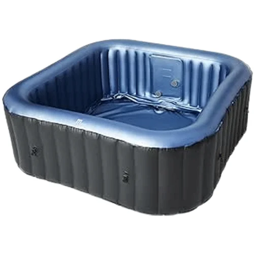 MSpa Square Inflatable Bubble Massage Spa, 4-6 Person Tekapo
